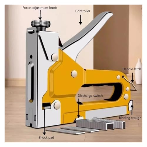 Oil-Free Pneumatic Staple Gun Manual Staple Gun Stapler Gun Nail Gun Home Decors Tools Carpentry Tool