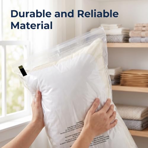 14” X 20” (200 Count) Self Seal Clear Poly Bags with Suffocation Warning