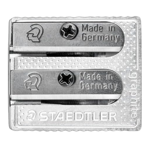 STAEDTLER Metal Double-Hole Pencil Sharpener, 18 Pack