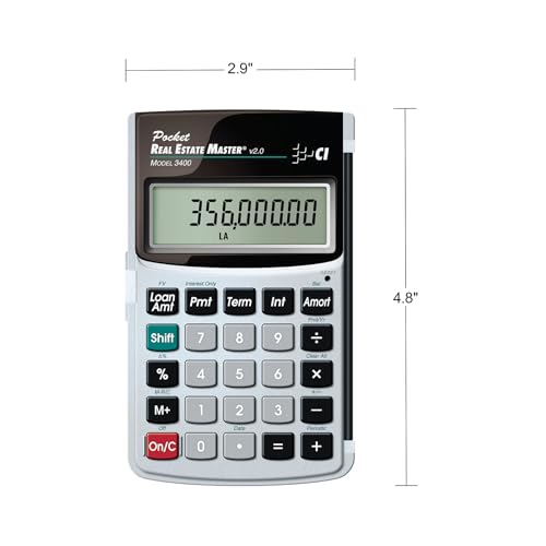 Calculated Industries 3400 Pocket Real Estate Master Financial Calculator