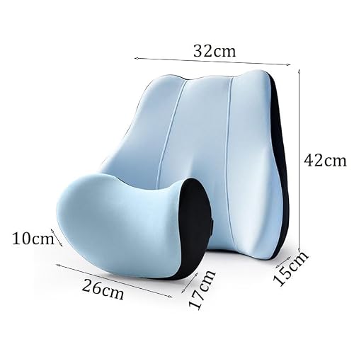 TEOYETTSF Polyester Car Headrests Backrests Office Chairs Long Term Sitting Supplies