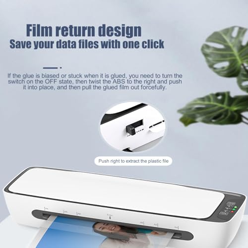 Automatic Laminator Machine with Paper Cutter, Hole Punch & Corner Rounder for Efficient Document Protection and Presentation