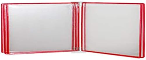 MWxpoSediR Catalog Display Rack,Wall-Mounted Reference System, Flip File Holder, Wall-Mounted Magnetic Display (PVC+Metal)