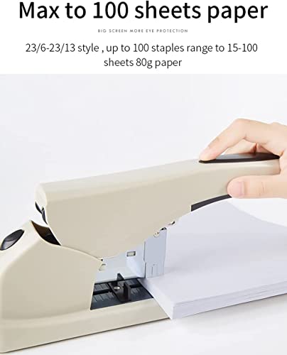 fhda Desk Staplers Large Heavy Duty Thickened Desk Staplers Handheld Push Stapler Labor Saving Desktop Stapler for Office Supplies Student Stationery Portable Desktop Staplers Home Office Supplies