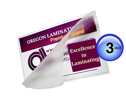 Thermal Laminating Pouches 12-x-18-inch 3 Mil Large Menu 100/pk +1 Carrier