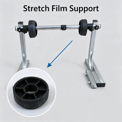 YZHYY Heavy Duty All-Metal Roll Holder, Manual Bubble Wrap Dispenser