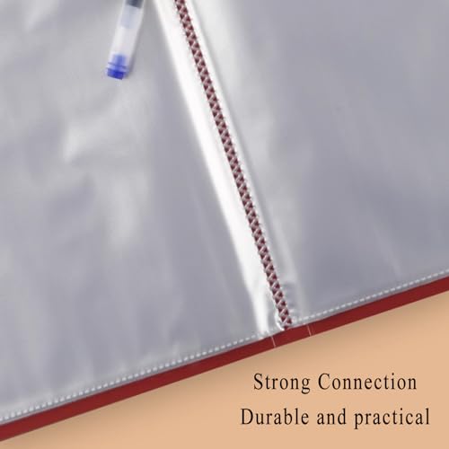 A3 Document Display Folders, 60 Clear Pockets Display Book, Presentation Project Folders 2 Pack
