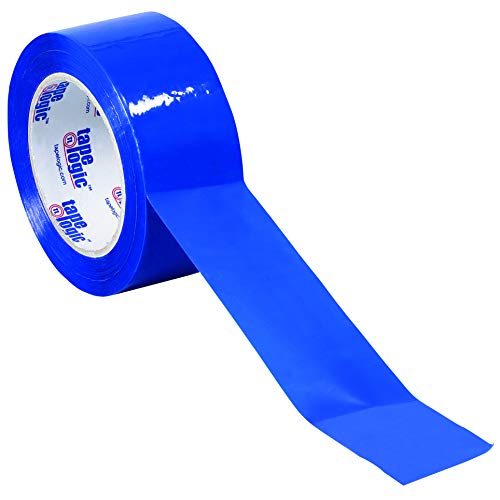 Aviditi Tape Logic 3 Inch x 55 Yard 2.2 Mil Blue, Heavy Duty Colored Packing Tape, 24 Pack, Perfect for Packing, Shipping, Moving, Home and Office