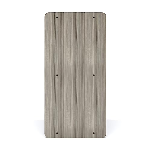 Tot Mate Single-Sided 2-Shelf Storage Cabinet for Kids and Toddlers, Free-Standing Wooden Bookshelf for Classroom, Preschool, 24" W x 30.5" H (Shadow Elm Gray, Ready-to-Assemble)