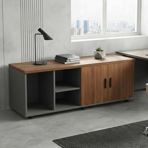 Lateral File Cabinet With Storage, Mobile Office Cabinet For Home Office
