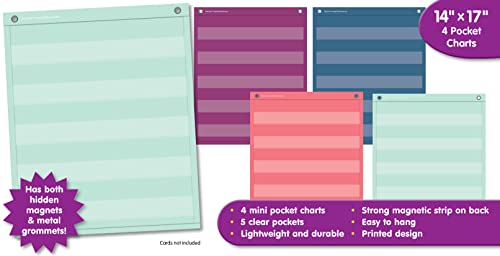 Teacher Created Resources Oh Happy Day Magnetic Mini Pocket Charts (14" x 17") (TCR20107)