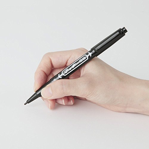 5×3 sets (15 pieces) P-MO-120-MC-BK5 zebra McKie extra-fine permanent marker black (japan import)