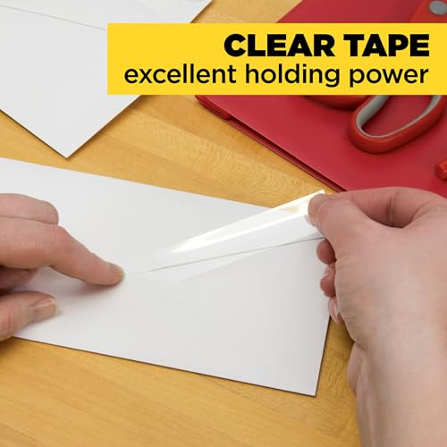 Scotch Transparent Tape with C60 Desktop Dispenser, 3/4 x 1000 Inches