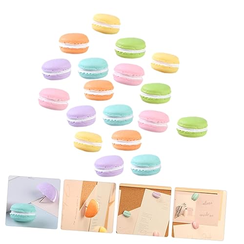 18pcs Office Desk Accessories Delicate Pushpins Home Accessory Delicate Thumb Tacks Map Supplies Compact Thumb Tacks Macaron Shaped Push Pin Household Products Metal Replaceable