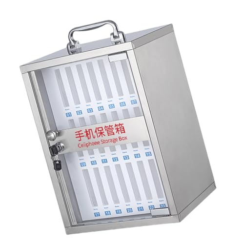 Oxxggkao Privacy Protected Wall Mounted Phone Safe with Nonrust Steel for Secure Storage in Schools and Gyms Lockable Storage