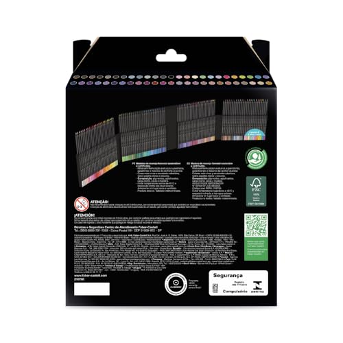 Faber-Castell Ecolápis Supersoft Colored Pencils, 210700, 100 Colors