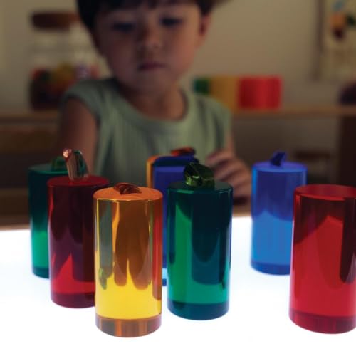 Kaplan Early Learning Company Light and Color Cylinder Set - 8 Pieces