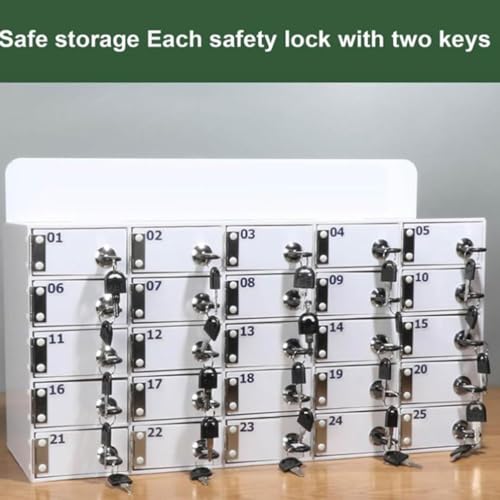 SDdPulse Mobile Phone Charging Stations Phone Storage Cabinet Mobile Phone Storage Cabinet, Cell Phone Locker Classroom, Telephone Cabinet,60grids
