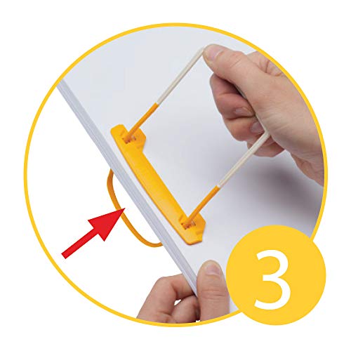 Jalema Clip Plus 5712525 Filing Clips Assorted Colours Pack of 100 Yellow/White