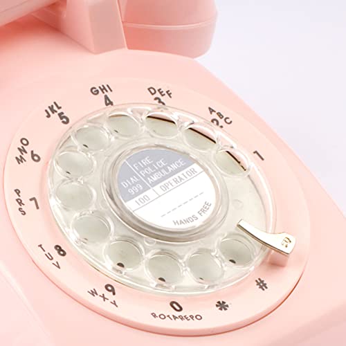 saditesdk Landline Telephouse Phones Retro Corded Pold Fashion Rotary Dial Telepvintage Landline Office Decor Telep