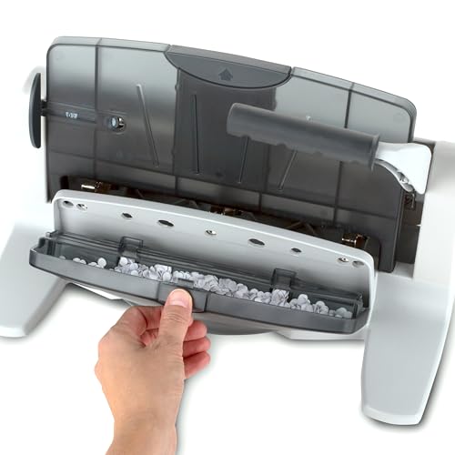 Swingline 3 Hole Punch, 40 Sheet Capacity Three Hole Puncher 3 Ring, Adjustable 2-7 Hole Paper Punch, LightTouch Low Effort, Black & Silver (74357)