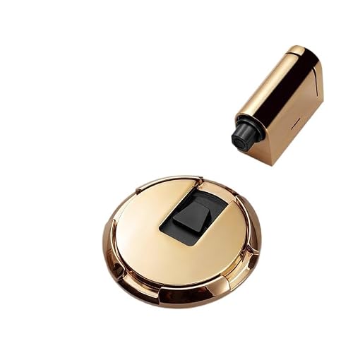 1pcs Heavy Duty Magnetic Door Stopper Mechanical Stop Adjustable Holder(Bright Gold)