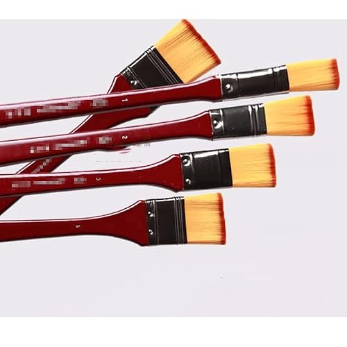 ERoomQ Nylon Brush Stick 5 Oil Painting Water Chalk Brush Paint Acrylic Brush Art Supplies Painting Pen