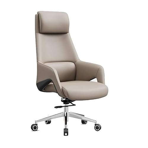UOPYNE Executive Office Chair, Office Chair Ergonomic Office Chair Computer Chair Household Swivel Chair Reclining Back Business Executive Chair Boss Chair Desk Chair for Aldult, Home, Office