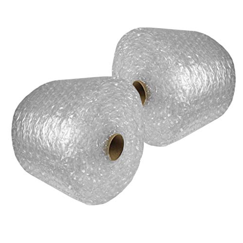 UBOXES Bubble Cushioning Roll - 130 ft x 12'' Wide, Large 1/2'', Bubbles Clear, Bubble Clear Wrap For Packing, Moving & Shipping