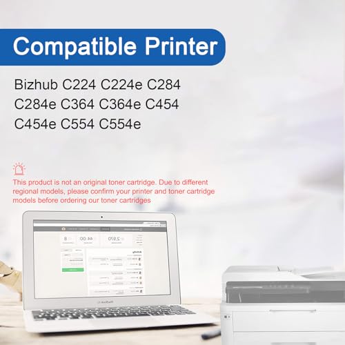 AENERN DV-512 Developer Unit Compatible for Konica Minolta A2XN03D A2XN0KD A2XN0ED A2XN08D Developer Unit Work for Konica Minolta Bizhub C224 C224e C284 C284e C364 C364e C 1 Magenta