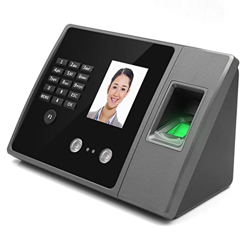 Upunch Time Cards Employee Time Clock Time Attendance Management System Face Recognition Ethernet TCP IP Fingerprint Password Biometric Device Facial Time Sheet Log Book ( Color : Language Arabic )