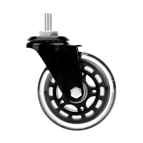 DWLANMLHYA 5 Pcs Universal Mute Office Chair Caster Wheels