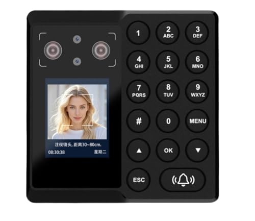 ZQFEE Time Clock, Palm Vein Password and face Recognition Access Control and attendance System.
