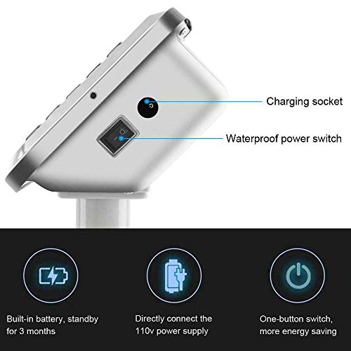300KG/661lbs Weight Electronic Platform Scale,Stainless Steel High-Definition LCD Display,Digital Floor Heavy Duty Folding Scales,Perfect for Luggage Package Price Computing Postal Shipping Mailing
