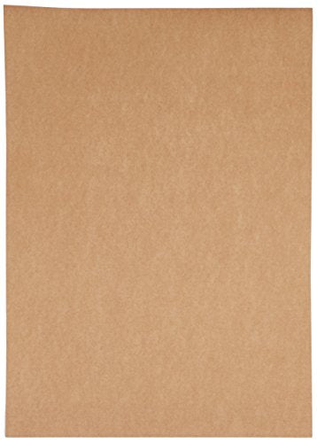 Clairefontaine - Ref 975016C - Kraft Paper (25 Sheets) - 50 x 70cm Sized - Natural Brown, Smooth Side & Ribbed Side, 275gsm Paper, Acid Free, pH Neutral
