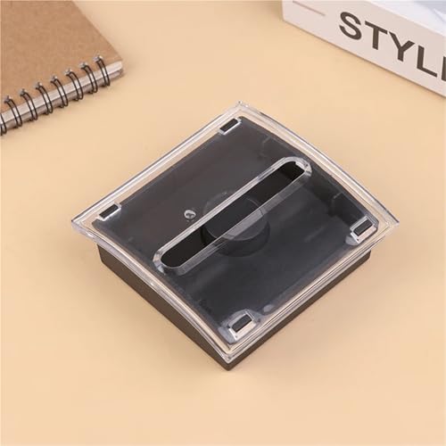 Xuanqiu 3Pcs Acrylic Sticky Note Holder Desk Dispenser Clear Notes Organizer for Office