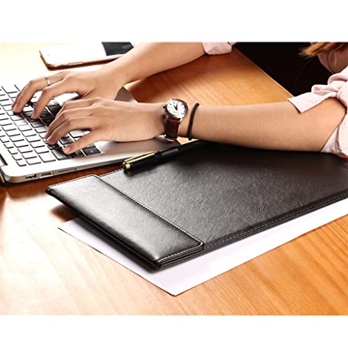Conference Pad Clipboard Folder Office Business ClipBoard PU Leather Writing Pad A4 File Organizer Clip