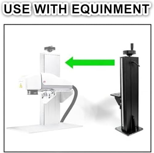 Eoweiot Manual Z-Axis Lifting Platform for Optical Experiments,Adjustable Aluminum Alloy T-Screw Column Lab Lift Table (70cm)