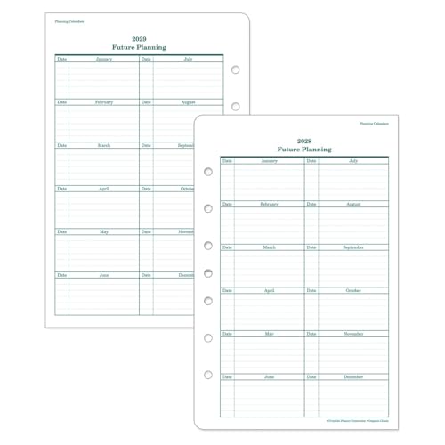 FranklinCovey - Original Two Page Per Day Ring-Bound Planner (Oct 2026 - Sep 2027, Classic)