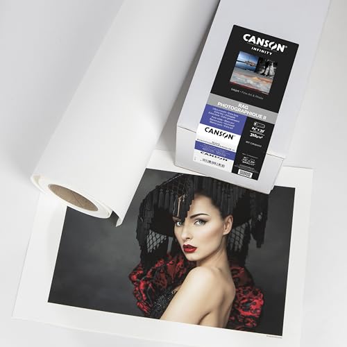 Canson Infinity Rag Photographique, Digital Photo Paper, Ultra Smooth, 310 g, Box, A3-29.7x42 cm, White, 25 Sheets