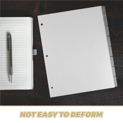 Binder Dividers, 5sets 8pcs/Set A4 Index Dividers