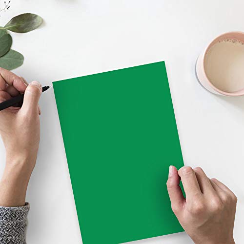 JAM PAPER Colored 65lb Cardstock - 8.5 x 11 Coverstock - 176 gsm - Green Recycled - 250 Sheets/Ream