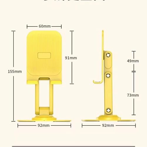 NSUQOA JSEIAJB Metal 360 Rotating Phone Stand Desktop Multi Functional Universal Tablet Stand Portable Axis Folding