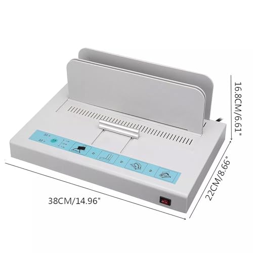 BIXIBIN 110V Perfect Binding Machine Thermal Binding Machine Universal Electric Book Automatic Binder Contract Document Invoice Folder