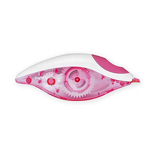Paper Mate Liquid Paper DryLine Grip Correction Tape | Assorted Colours | Box of 12