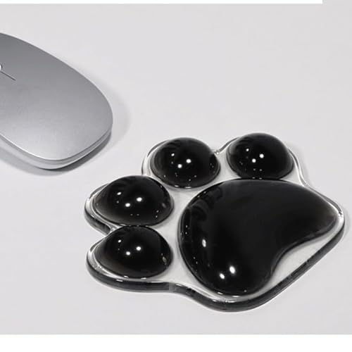 MSLSOIAB Transparent Silicone Cute Office Wrist Rest Pad Small Size Three-Dimensional Hand Pillow