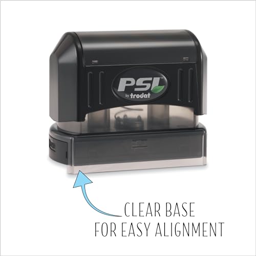 PrettySweetParty Self Inking Return Address Stamp - Custom 4 Line Personalized Address Stamp for Envelopes, Wedding Invitations, Business, Mailing Labels, Black Ink (Calligraphy Script)