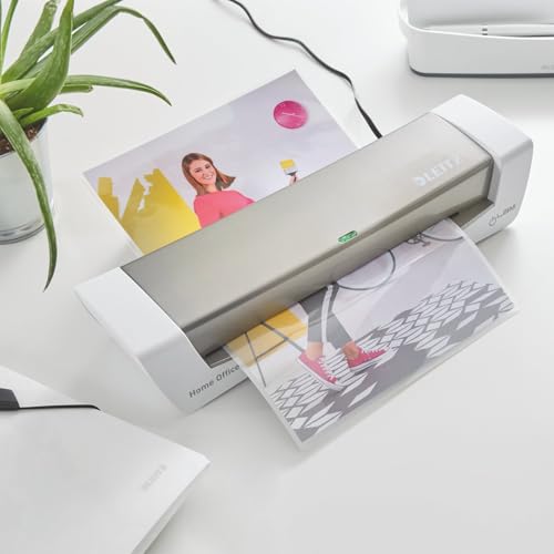 Leitz iLAM Thermal Laminator, 9.5" Laminating Machine, Use with 3 Mil and 5 Mil, Fully Heats in 3 Minutes, Home Office (WSM301040)