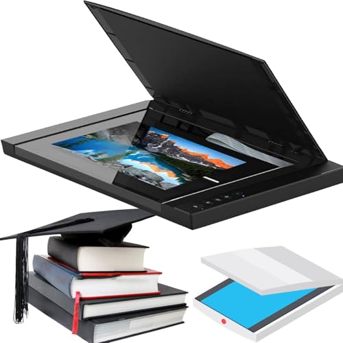 Wlikoci A3 Flatbed Scanner, Large Format Flatbed Scanner, Resolution 2400x2400 Dpi, Editing Software and OCR Converts Images to Texts, for Windows, Mac Driver Available