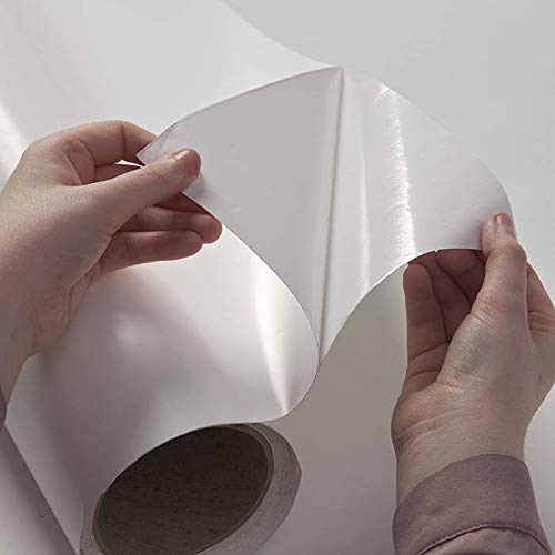 Smart Office Film: Projector & Dry Erase (53 Sq Ft) Writable & Projectable Self-Adhesive Film for Walls, Glass & Partitions | Easy to Apply, Stain-Resistant & Ideal for Workspaces & Classrooms